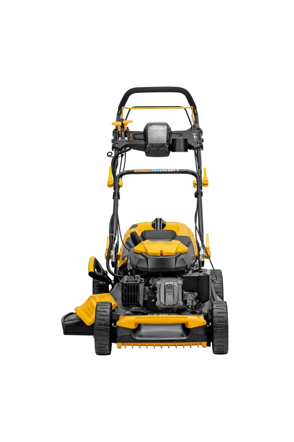 Газонокосилка бензиновая GLD-520SP-VE, 196 см3, ширина 52 см, привод, вариатор, электрический старт, 60 л Denzel