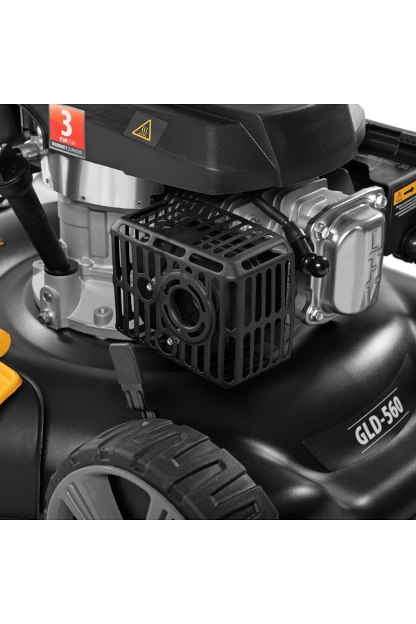 Газонокосилка бензиновая GLD-560, 196 см3, ширина 56 см Denzel