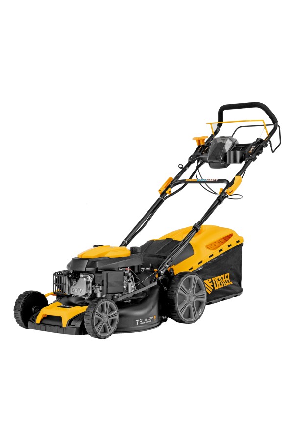 Газонокосилка бензиновая GLD-460SP-VE, 146 см3, шир. 46см, привод, вариатор, эл.старт, 60 л Denzel