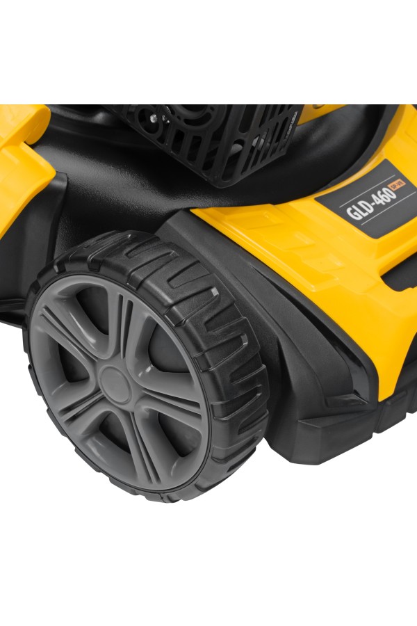 Газонокосилка бензиновая GLD-460SP-VE, 146 см3, шир. 46см, привод, вариатор, эл.старт, 60 л Denzel