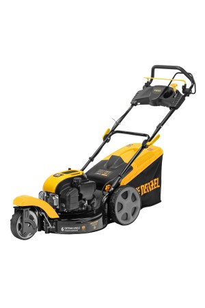 Бензиновая газонокосилка GLT-460SP-T, Trike 149 см3, 46 см, привод, панель, 60л Denzel 