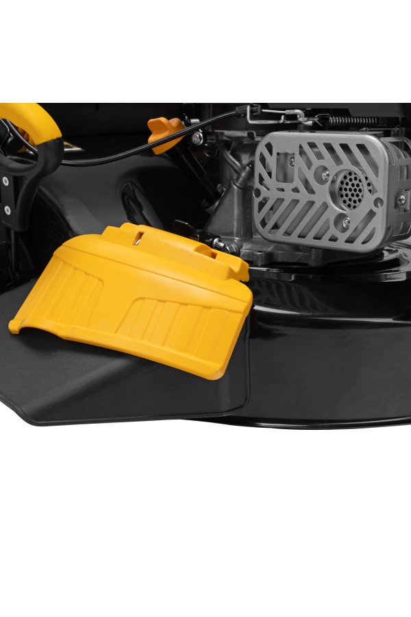 Бензиновая газонокосилка GLT-460SP-T, Trike 149 см3, 46 см, привод, панель, 60л Denzel 