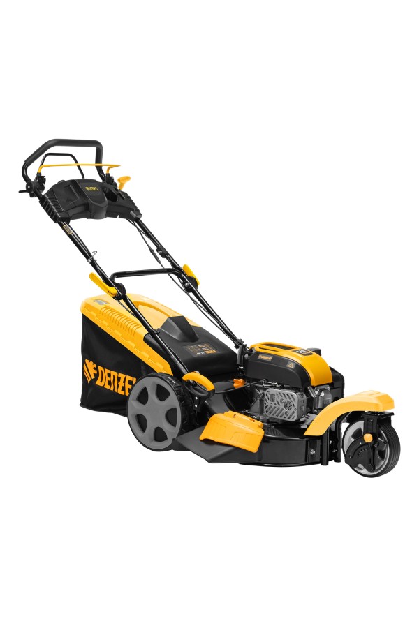 Бензиновая газонокосилка GLT-460SP-T, Trike 149 см3, 46 см, привод, панель, 60л Denzel 
