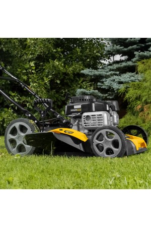 Газонокосилка бензиновая GLR-460SP-ZS, 149 см3, ширина 46 см, привод, травосборник 65 л Denzel