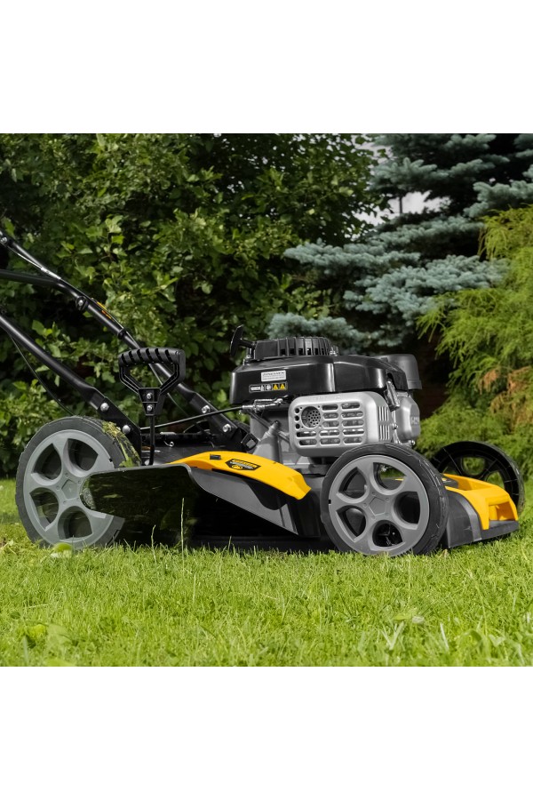 Газонокосилка бензиновая GLR-460SP-ZS, 149 см3, ширина 46 см, привод, травосборник 65 л Denzel