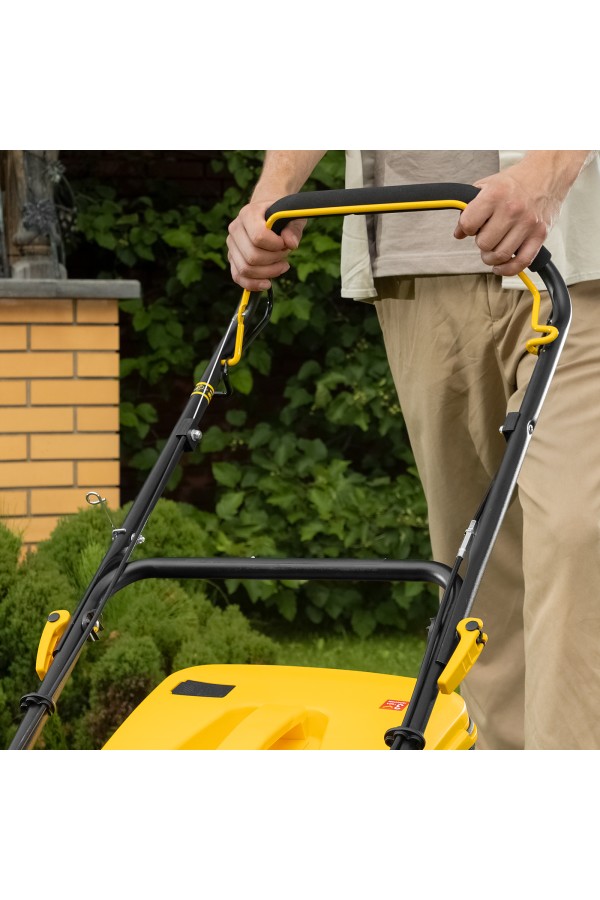 Газонокосилка бензиновая GLR-460SP-ZS, 149 см3, ширина 46 см, привод, травосборник 65 л Denzel