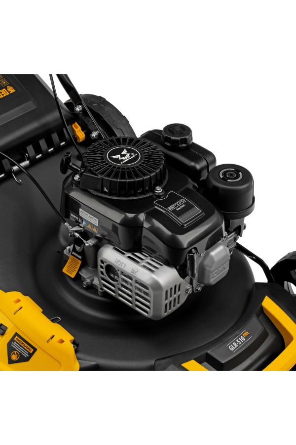 Газонокосилка бензиновая GLR-510SP-ZS, 171 см3, ширина 51 см, привод, травосборник 65 л Denzel