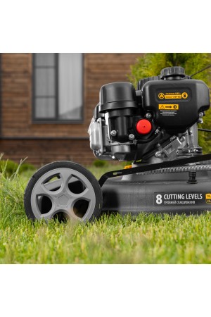 Газонокосилка бензиновая GLR-510SP-ZS, 171 см3, ширина 51 см, привод, травосборник 65 л Denzel