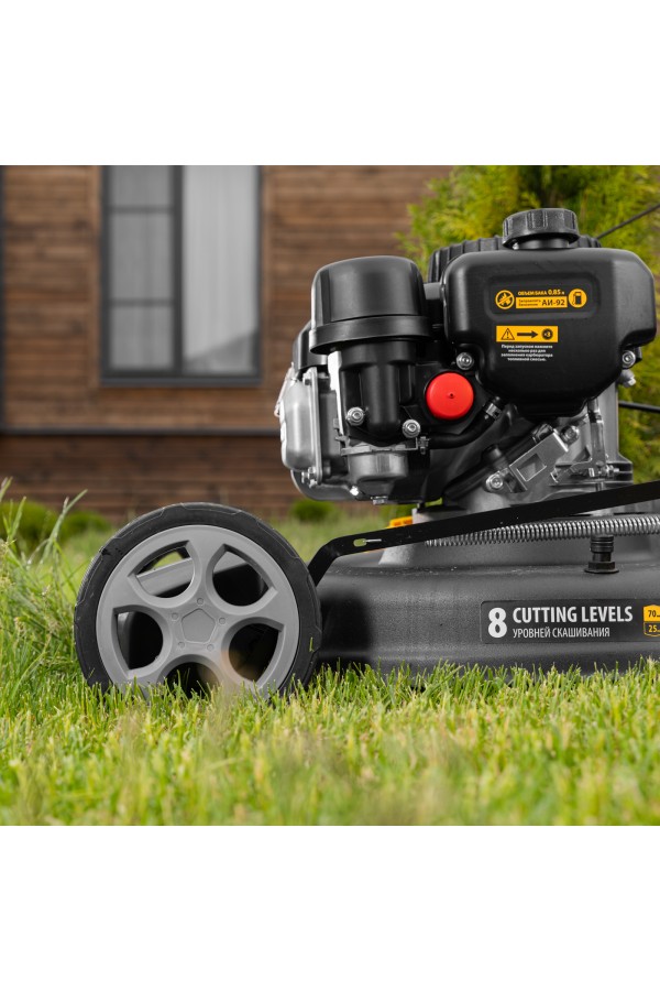 Газонокосилка бензиновая GLR-510SP-ZS, 171 см3, ширина 51 см, привод, травосборник 65 л Denzel