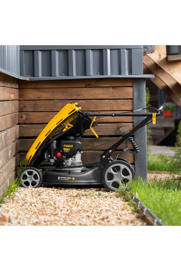 Газонокосилка бензиновая GLR-510SP-ZS, 171 см3, ширина 51 см, привод, травосборник 65 л Denzel