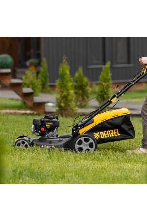 Газонокосилка бензиновая GLR-510SP-ZS, 171 см3, ширина 51 см, привод, травосборник 65 л Denzel