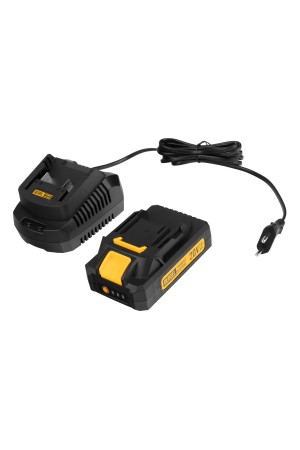 Портативная аккумуляторная газонокосилка CLM-22, Li-ion, 20В, 220 мм // Denzel