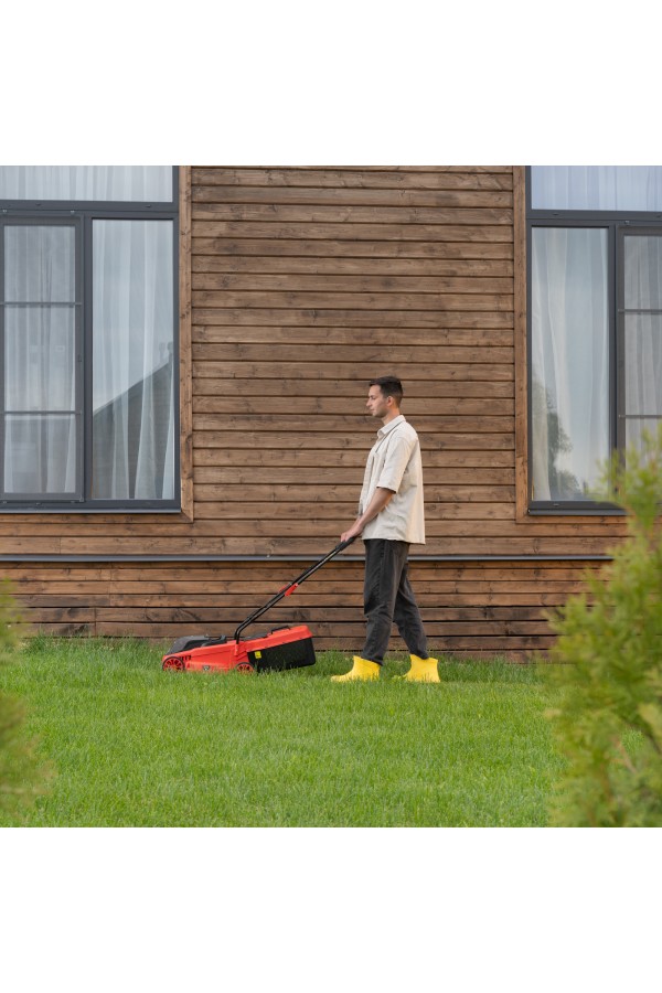 Газонокосилка аккумуляторная бесщеточная CLM-320, 320 мм, травосб. 30 л, Li-Ion, 20 В MTX