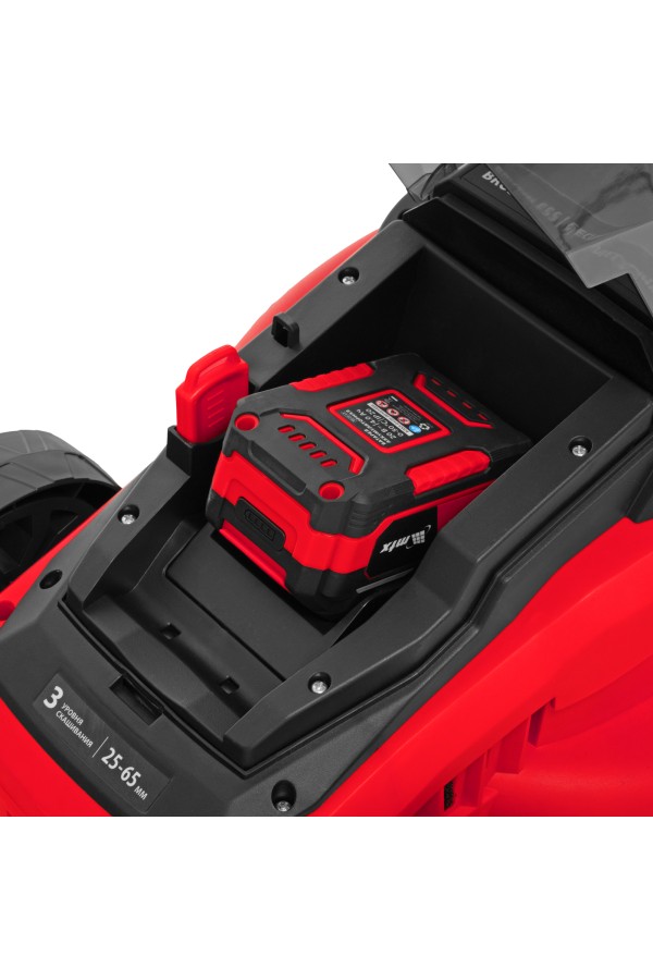 Газонокосилка аккумуляторная бесщеточная CLM-320, 320 мм, травосб. 30 л, Li-Ion, 20 В MTX