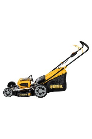 Газонокосилка аккумуляторная бесщеточная RLM450-36, Li-ion, 36 В, 4 Ач, 450 мм, травосборник 40 л Denzel