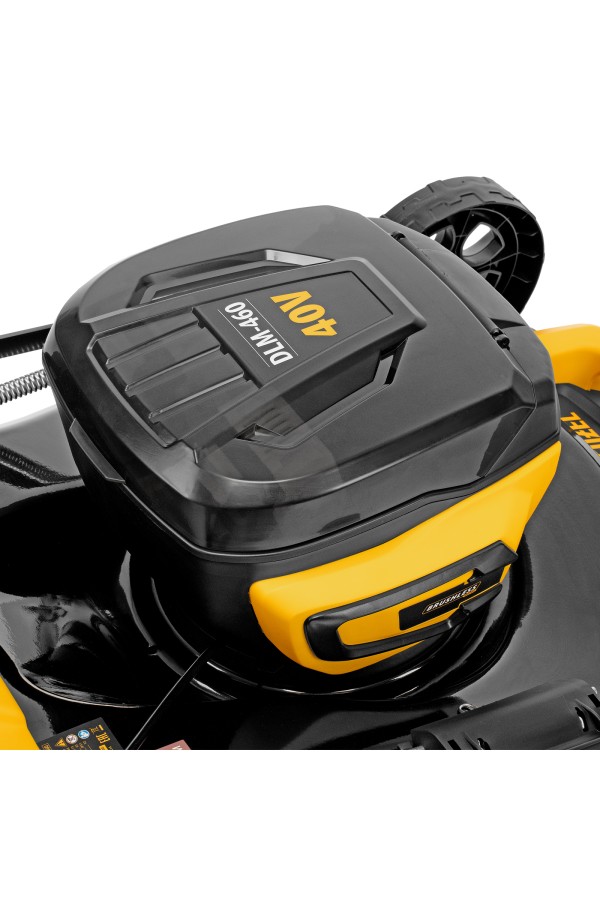 Газонокосилка аккумуляторная бесщет. DLM-460, 460 мм, травосб. 65 л., Li-Ion, 40 В Denzel