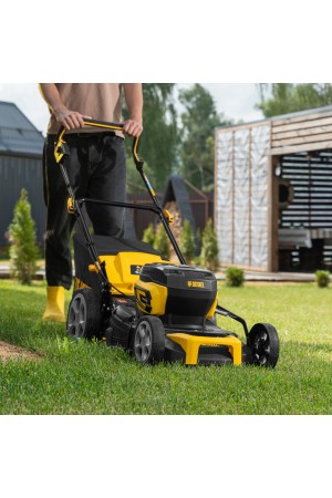 Газонокосилка аккумуляторная бесщет. DLM-460, 460 мм, травосб. 65 л., Li-Ion, 40 В Denzel