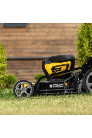 Газонокосилка аккумуляторная бесщет. DLM-460, 460 мм, травосб. 65 л., Li-Ion, 40 В Denzel