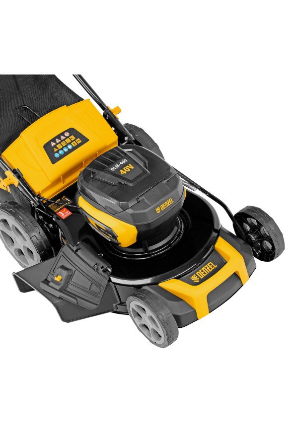 Газонокосилка аккумуляторная бесщет. DLM-460, 460 мм, травосб. 65 л., Li-Ion, 40 В Denzel