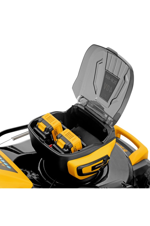 Газонокосилка аккумуляторная бесщет. DLM-460, 460 мм, травосб. 65 л., Li-Ion, 40 В Denzel