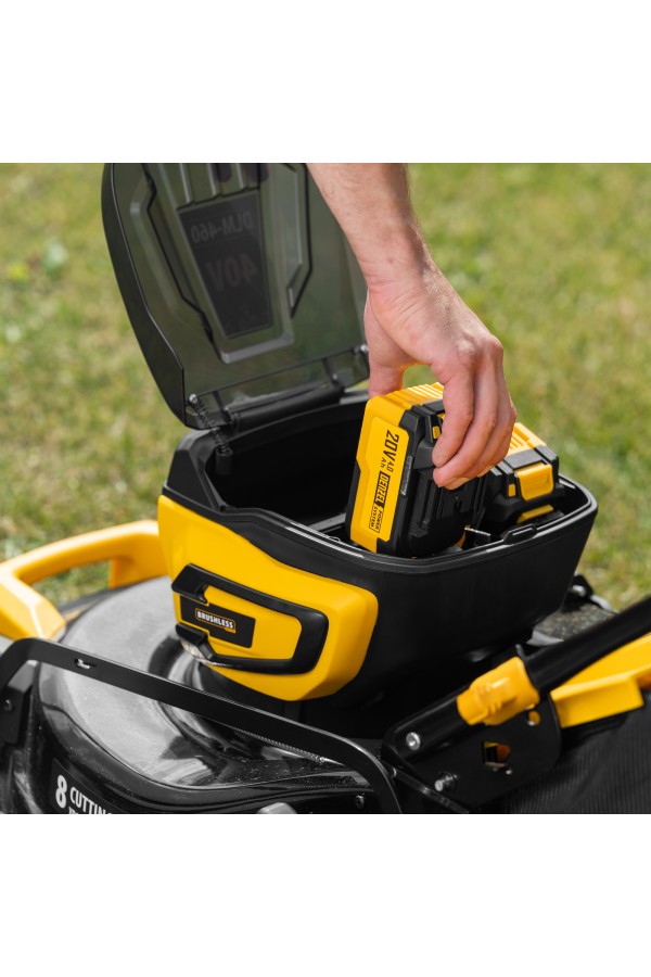 Газонокосилка аккумуляторная бесщет. DLM-460, 460 мм, травосб. 65 л., Li-Ion, 40 В Denzel