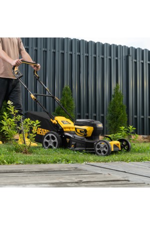 Газонокосилка аккумуляторная бесщет. DLM-460, 460 мм, травосб. 65 л., Li-Ion, 40 В Denzel