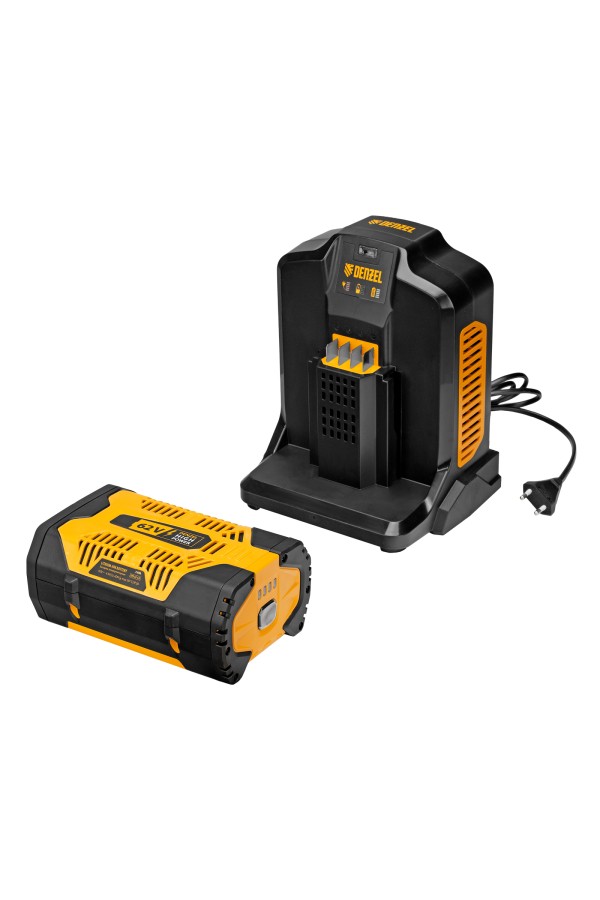 Газонокосилка аккумуляторная бесщет., RLMS560-62, привод, 560 мм, Li-ion, 62В Denzel