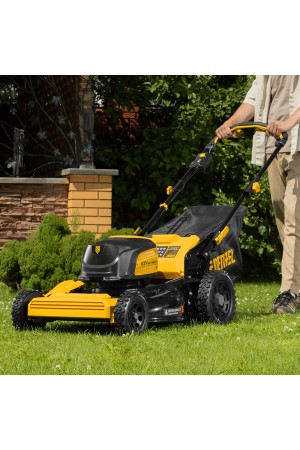 Газонокосилка аккумуляторная самоходная бесщет., RLMS560-62, 560 мм, Li-ion, 62В Denzel