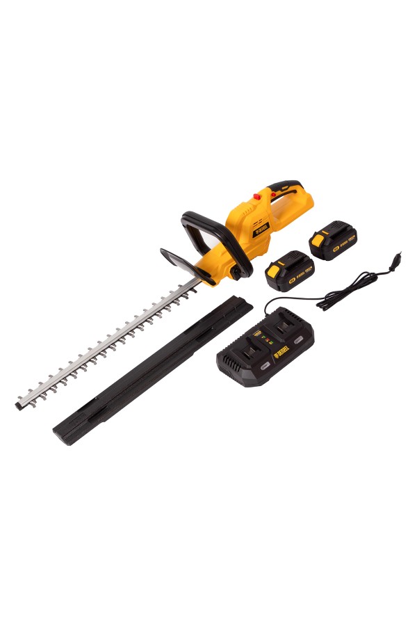 Кусторез аккумуляторный RBC510-36, Li-ion, 36 В, 4 Ач, нож 510 мм, поворотная ручка Denzel