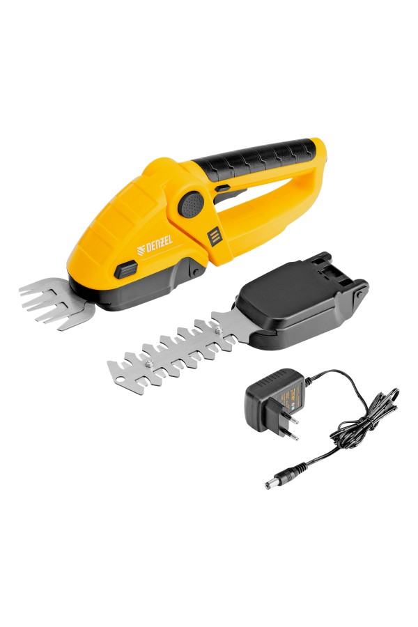 Ножницы-кусторез аккумуляторные GS-7, Li-Ion, 7,2 В Denzel