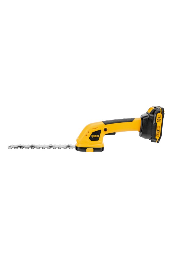 Ножницы-кусторез аккумуляторные GS-20, Li-Ion, 20 В Denzel