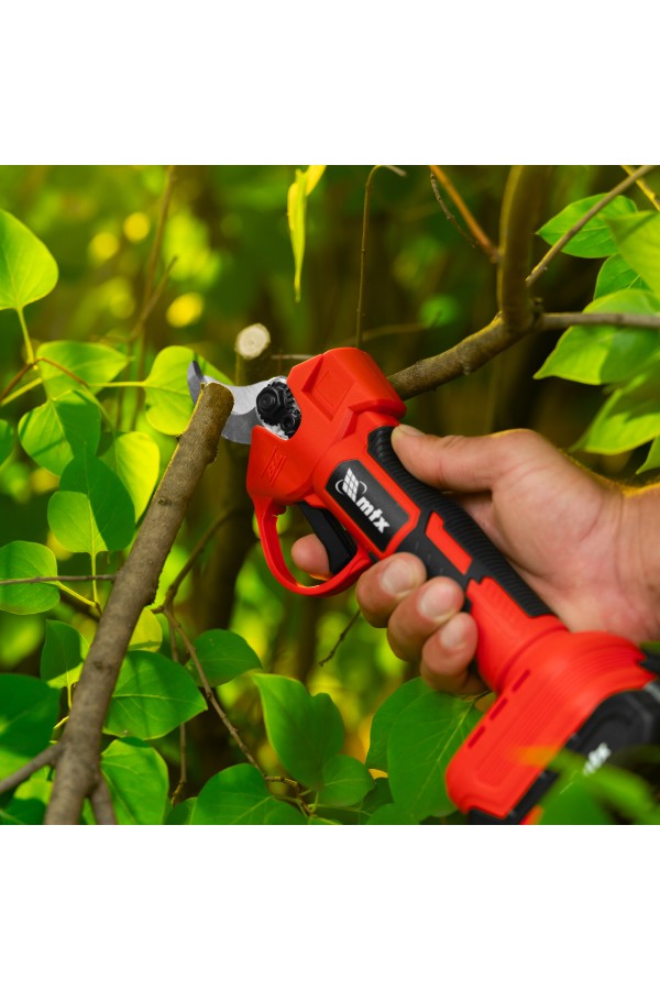 Секатор аккумуляторный, бесщет., BP-25, Li-Ion, 20 В MTX