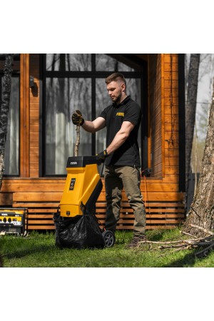 Измельчитель садовый электрический ECS-2500, 2500 Вт, 45 мм Denzel