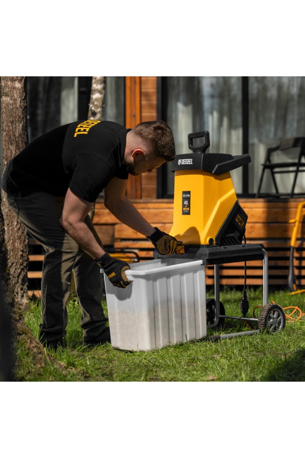 Измельчитель садовый электрический ECS-2700, 2700 Вт, 40 мм Denzel