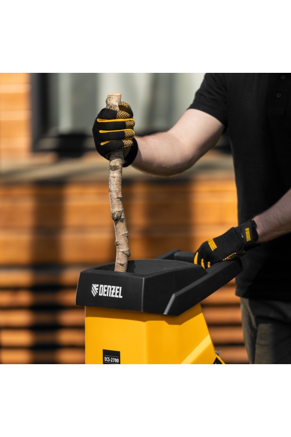 Измельчитель садовый электрический ECS-2700, 2700 Вт, 40 мм Denzel