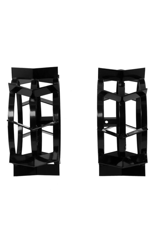 Грунтозацепы 380/160 мм, посадка шест. 23 мм, комплект 2 шт Denzel