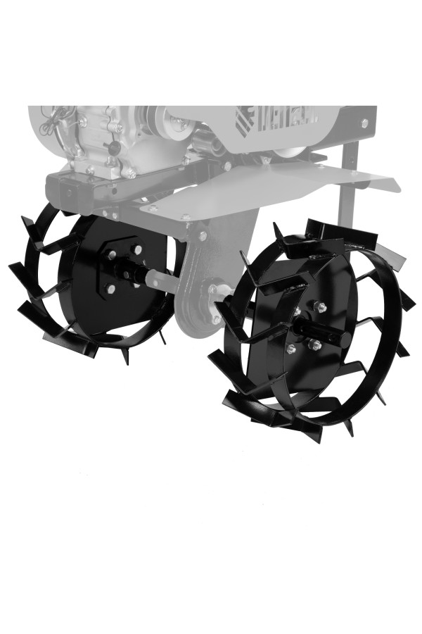 Грунтозацепы 380/160 мм, посадка круг 30 мм, комплект 2 шт Denzel