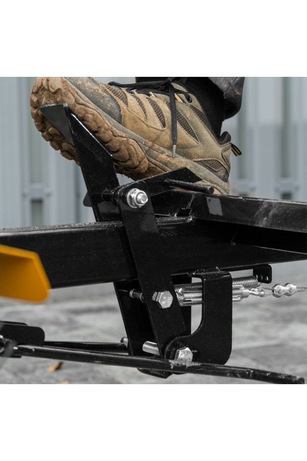 Прицеп для мотоблока TT-500, оцинк., груз. 500 кг, рег. сцепка, колеса 4.00-10, в упаковке Denzel