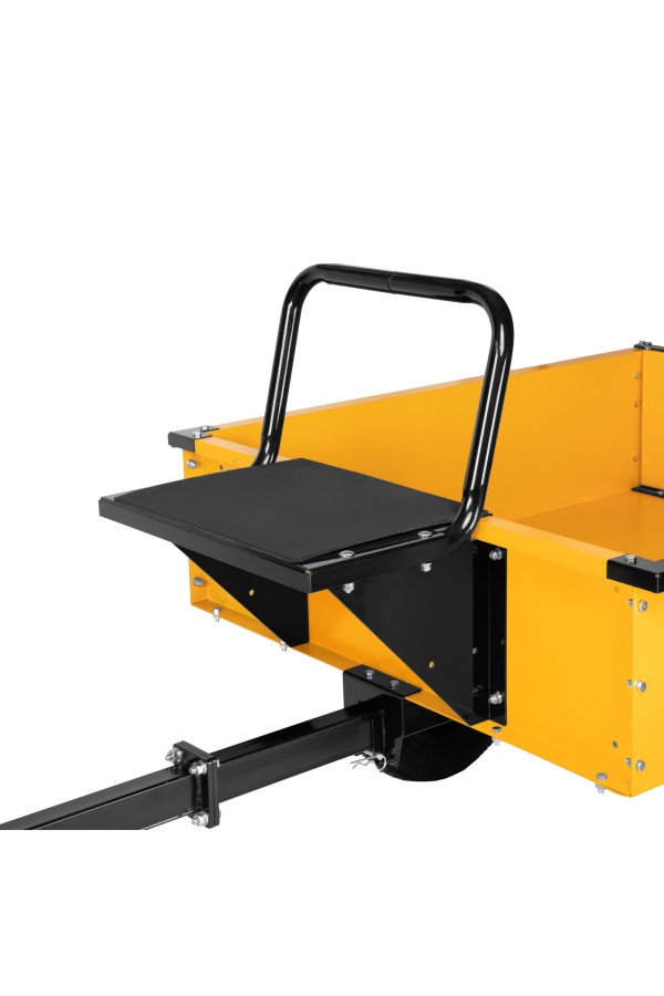 Прицеп для мотоблока TT-500, оцинк., груз. 500 кг, рег. сцепка, колеса 4.00-10, в упаковке Denzel