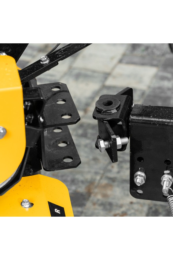 Прицеп для мотоблока TT-500, оцинк., груз. 500 кг, рег. сцепка, колеса 4.00-10, в упаковке Denzel