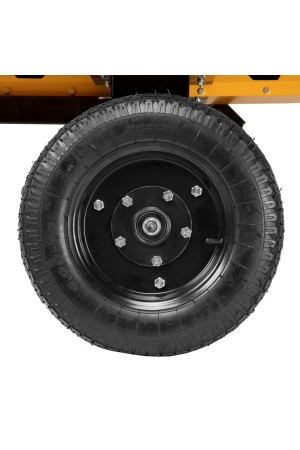 Прицеп для мотоблока TT-500, оцинк., груз. 500 кг, рег. сцепка, колеса 4.00-10, в упаковке Denzel