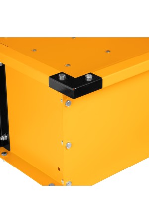 Прицеп для мотоблока TT-500, оцинк., груз. 500 кг, рег. сцепка, колеса 4.00-10, в упаковке Denzel