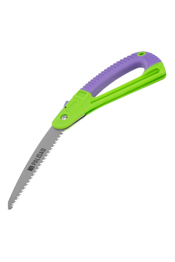 Пила садовая складная,175 мм, пластиковая обрезиненная рукоятка, защитная кулиса, Palisad