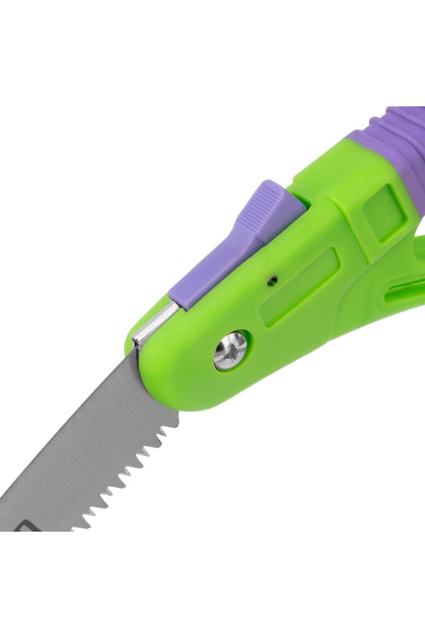 Пила садовая складная,175 мм, пластиковая обрезиненная рукоятка, защитная кулиса, Palisad