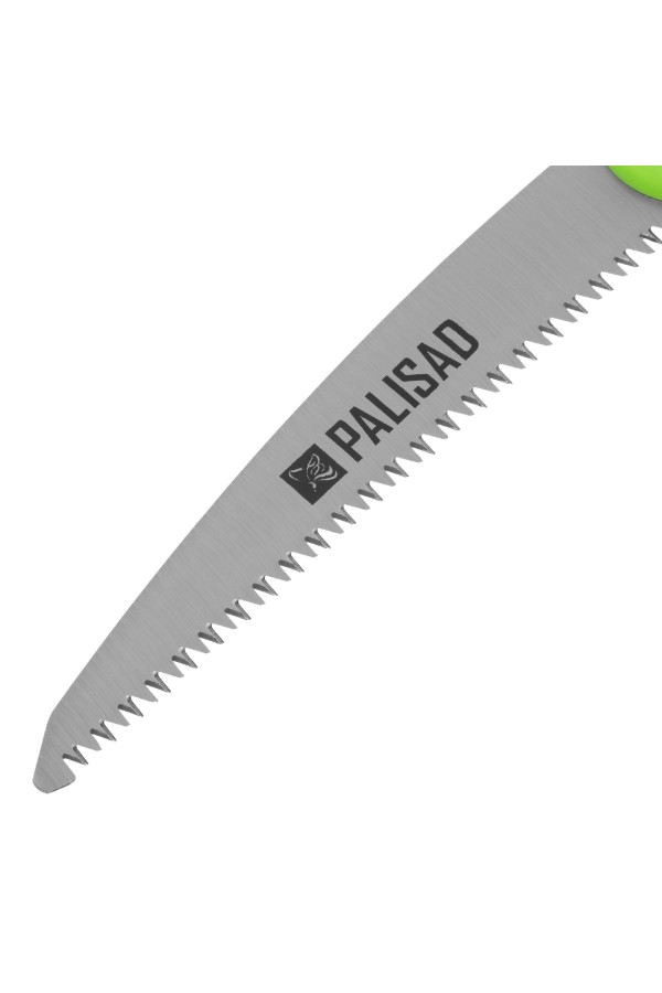 Пила садовая складная,175 мм, пластиковая обрезиненная рукоятка, защитная кулиса, Palisad