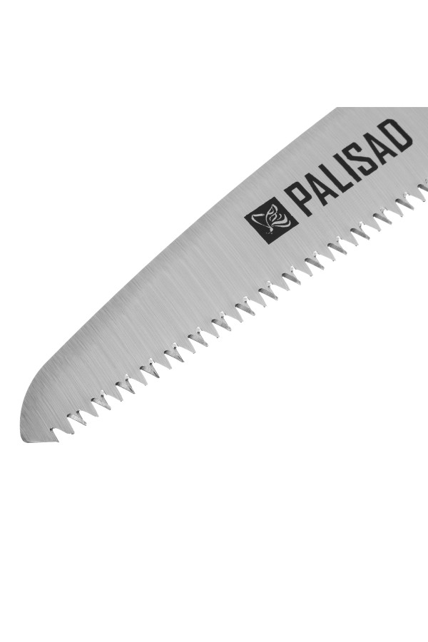 Пила садовая складная, 150 мм рабочая часть, пластиковая обрезиненная рукоятка, Palisad