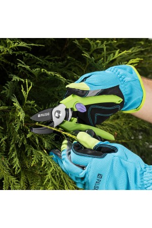 Секатор с наковальней, 190 мм, пластиковые рукоятки Palisad