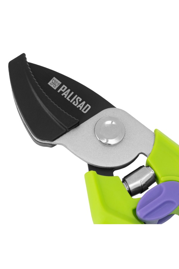 Секатор с наковальней, 190 мм, пластиковые рукоятки Palisad