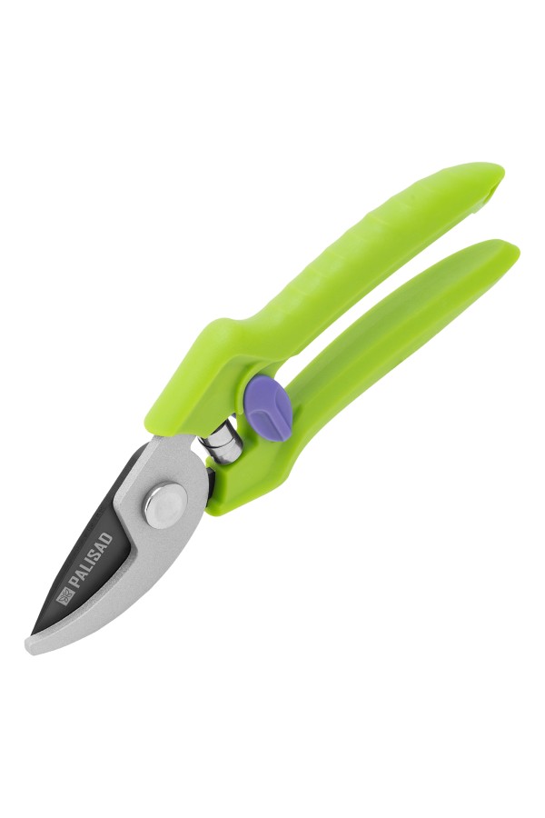 Секатор прямого реза, 190 мм, пластиковые рукоятки Palisad