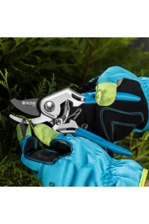 Секатор прямого реза, 205 мм, алюминиевые рукоятки в ПВХ-оболочке, LUXE Palisad